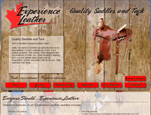Tablet Screenshot of experienceleather.com